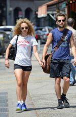 JUNO TEMPLE Heading to a Gym in Soho