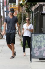 KALEY CUOCO and Ryan Sweeting Out for Lunch in Venice