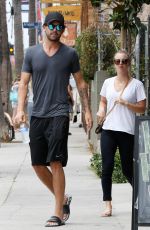 KALEY CUOCO and Ryan Sweeting Out for Lunch in Venice
