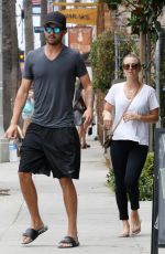 KALEY CUOCO and Ryan Sweeting Out for Lunch in Venice