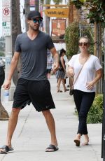 KALEY CUOCO and Ryan Sweeting Out for Lunch in Venice