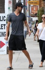 KALEY CUOCO and Ryan Sweeting Out for Lunch in Venice