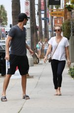 KALEY CUOCO and Ryan Sweeting Out for Lunch in Venice