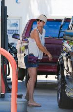 KALEY CUOCO at a Gas Station in Los Angeles