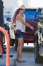 KALEY CUOCO at a Gas Station in Los Angeles