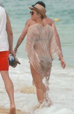 KALEY CUOCO in Bikini at a Beach in Cabo San Lucas