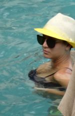 KALEY CUOCO in Bikini at a Pool in Mexico