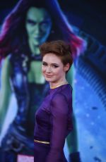 KAREN GILLAN at Guardians of the Galaxy Premiere in Hollywood