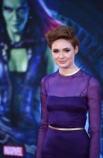 KAREN GILLAN at Guardians of the Galaxy Premiere in Hollywood