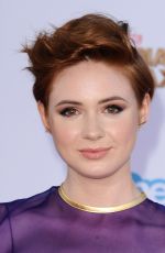 KAREN GILLAN at Guardians of the Galaxy Premiere in Hollywood