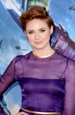 KAREN GILLAN at Guardians of the Galaxy Premiere in Hollywood