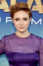 KAREN GILLAN at Guardians of the Galaxy Premiere in Hollywood