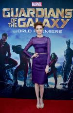 KAREN GILLAN at Guardians of the Galaxy Premiere in Hollywood