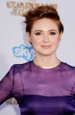 KAREN GILLAN at Guardians of the Galaxy Premiere in Hollywood