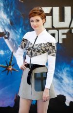 KAREN GILLAN at Guardians of the Galaxy Premiere in London