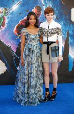 KAREN GILLAN at Guardians of the Galaxy Premiere in London