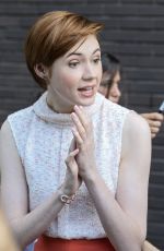 KAREN GILLAN Leaves ITV Studios in London