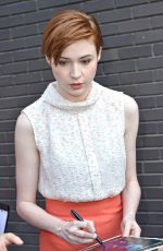 KAREN GILLAN Leaves ITV Studios in London