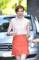 KAREN GILLAN Leaves ITV Studios in London