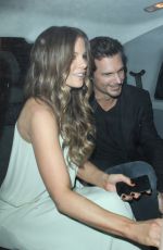 KATE BECKINSALE Arrives at Chiltern Firehouse in London