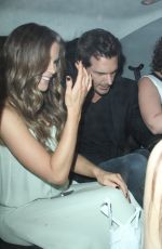 KATE BECKINSALE Arrives at Chiltern Firehouse in London
