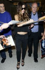 KATE BECKINSALE Arrives at LAX Airport in Los Angeles