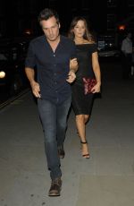KATE BECKINSALE Leaves Chiltern Firehouse in London 2907