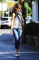 KATE BECKINSALE Out and About in Brentwood 1807