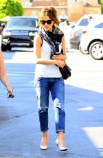 KATE BECKINSALE Out and About in Brentwood 1807