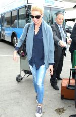 KATHERINE HEIGL Arrives at LAX Airport in Los Angeles