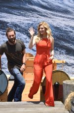KATHERYN WINNICK on the Set with Vikings Interactive Experience