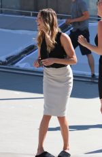 KATIE CASSIDY on the Set of Arrow in Vancouver