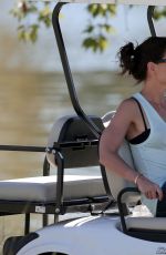 KATIE HOLMES on the Set of Woman in Gold in Los Angeles