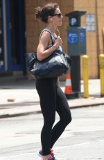 KATIE HOLMES Out and About in New York 3006