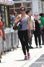 KATIE HOLMES Out and About in New York 3006