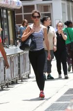 KATIE HOLMES Out and About in New York 3006