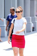KATIE HOLMES Out Shopping in New York