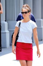 KATIE HOLMES Out Shopping in New York
