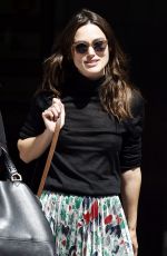 KEIRA KNIGHTLEY Arrives at BBC Radio 2 Studios in London