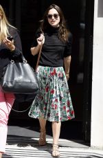 KEIRA KNIGHTLEY Arrives at BBC Radio 2 Studios in London