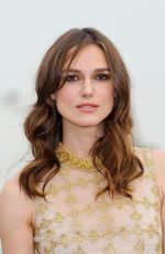 KEIRA KNIGHTLEY at Begin Again Photocall in London
