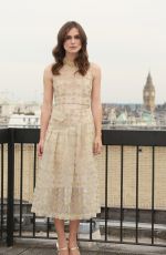 KEIRA KNIGHTLEY at Begin Again Photocall in London