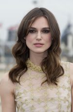 KEIRA KNIGHTLEY at Begin Again Photocall in London