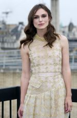 KEIRA KNIGHTLEY at Begin Again Photocall in London