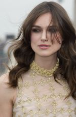 KEIRA KNIGHTLEY at Begin Again Photocall in London
