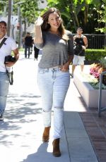 KELLY BROOK in Ripped Jeans Out in Beverly Hills