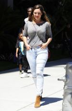 KELLY BROOK in Ripped Jeans Out in Beverly Hills
