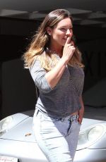 KELLY BROOK in Ripped Jeans Out in Beverly Hills