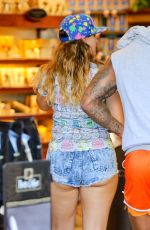 KELLY BROOK in Shorts Out Shopping in West Hollywood