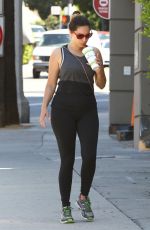 KELLY BROOK in Tights Leaves a Gym in West Hollywood